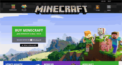 Desktop Screenshot of minecraft.net