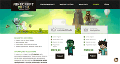 Desktop Screenshot of minecraft.com.br