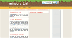 Desktop Screenshot of minecraft.nl